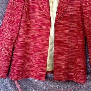 Red and Tan LeSuit Blazer